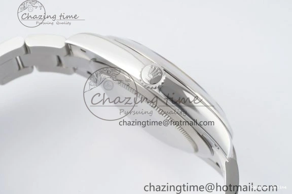 0107 Sophisticated DateJust 41 SS Polished Bezel KING 1:1 Best Edition 904L Steel Gray Stick Dial on Oyster Bracelet VR 2162